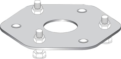 Telemecanique XUSZFB1 Floor-Mounting Base for XUS Light Curtain Columns