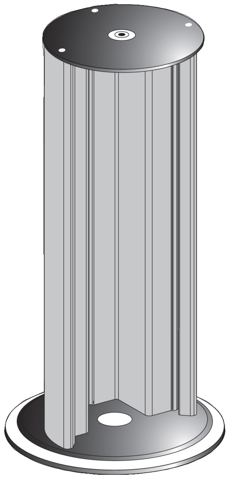 Telemecanique XUSZSC105 Mounting Column for Safety Light Curtains, 1050 mm