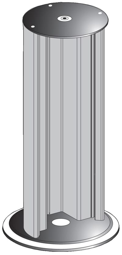 Telemecanique XUSZSC172R Mounting Column for Safety Light Curtains, 1720 mm