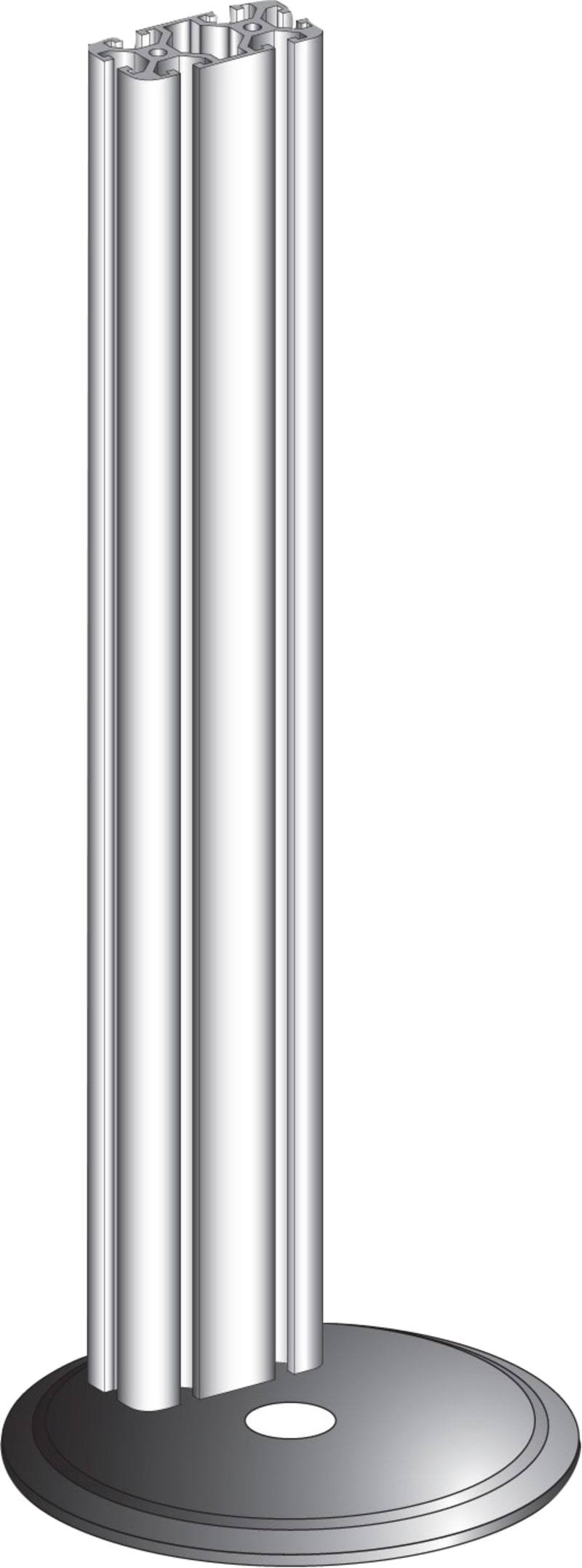Telemecanique XUSZSS125 Mounting Column for Safety Light Curtains, 1250 mm