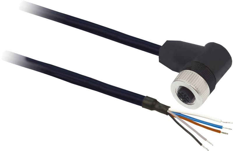 Telemecanique XZCP1264L15 Sensor Cable, M12 female, 5-pin, 15 m