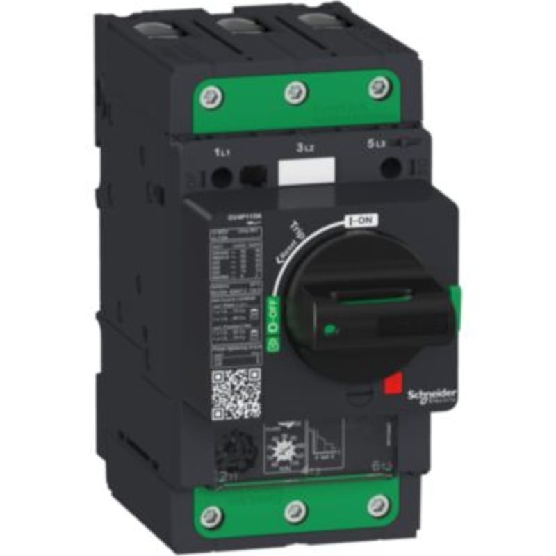 Schneider Electric Motor circuit breaker, TeSys GV4, 3P, 80A, Icu 100KA, thermal magnetic, Everlink terminals GV4P80S
