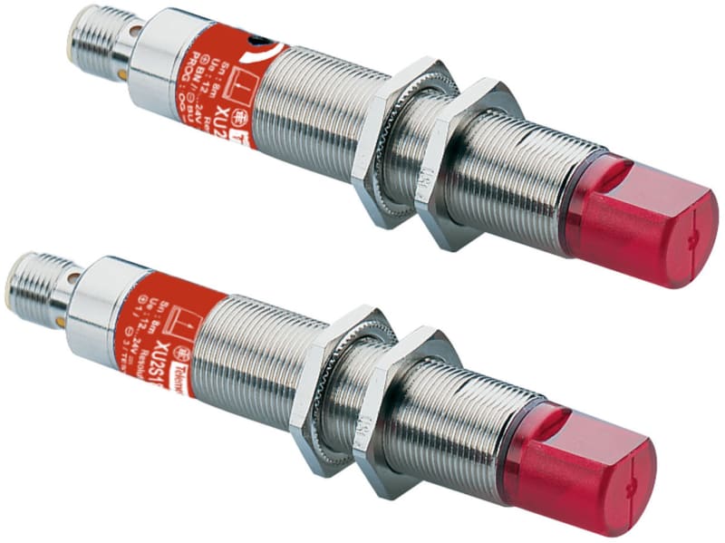 Telemecanique XU2S18PP340WD Photoelectric Through-Beam Set Ø18 mm, 90° Optics, Sn 8 m, M12 Connectors