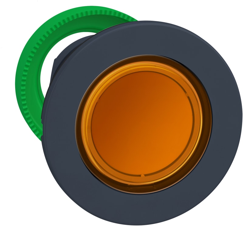 Illuminated Push Button flush org ring (ZB5FW353)