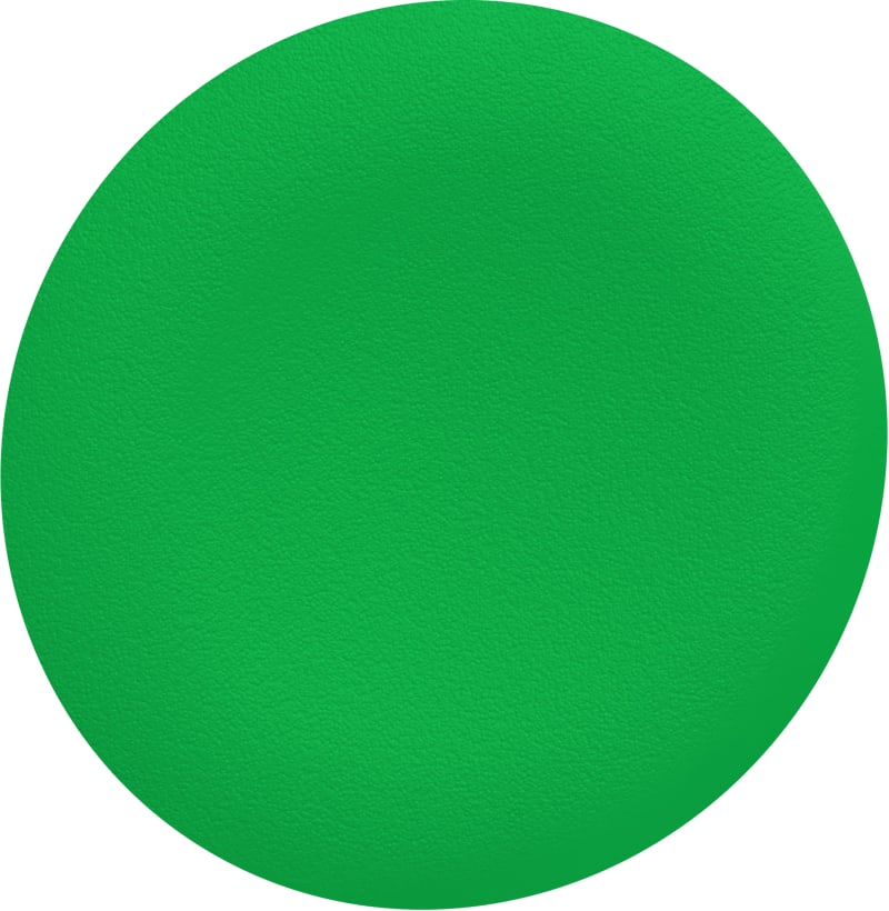 Push Button Cap flush green (ZBAF3)