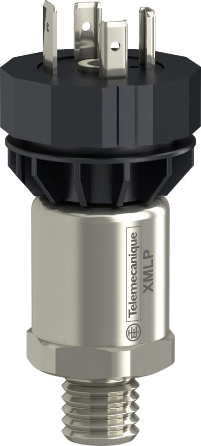 Telemecanique XMLPM60RC23F Pressure Transmitter, 0–60 psi, 0.5–4.5 V ratiometric, 1/4" NPT