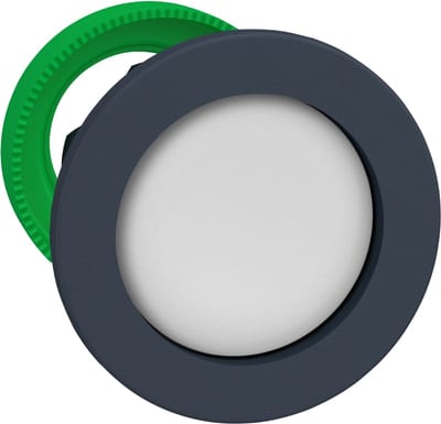 Schneider Electric flush mounted white pushbutton head recessed ZB5FA16