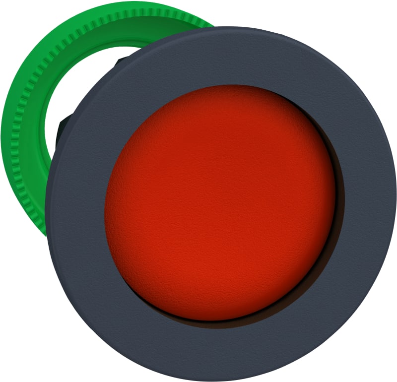 Schneider Electric flush mounted red pushbutton head recessed ZB5FA46