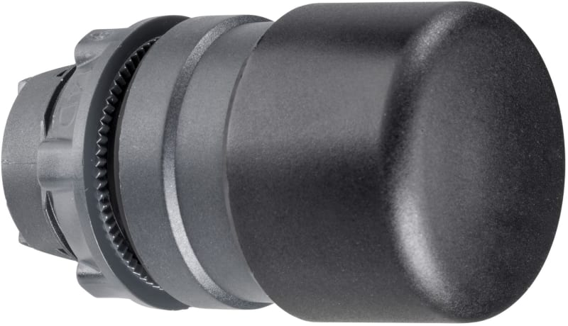 Mushroom Button Black Ø30mm (ZB5AC24)