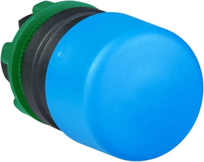 Mushroom Push Button BLUE Ø30mm