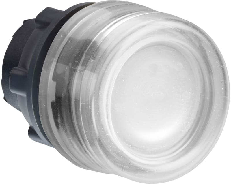 Telemecanique ZB5AW513 Illuminated Pushbutton Head, White, for LED Module, Harmony XB5 (plastic)