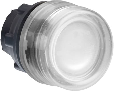 Telemecanique ZB5AW513 Illuminated Pushbutton Head, White, for LED Module, Harmony XB5 (plastic)