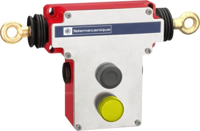 Telemecanique XY2CEDA196 Emergency Stop Rope Pull Switch, 100 m Rope Span