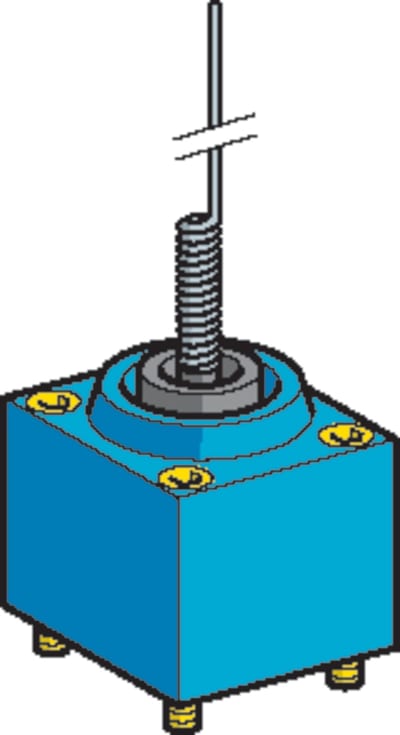 Telemecanique ZC2JE705 Limit Switch Head, Spring Rod, +120 °C