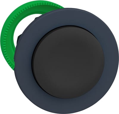 Schneider Electric flush mounted black projecting pushbutton head ZB5FL2