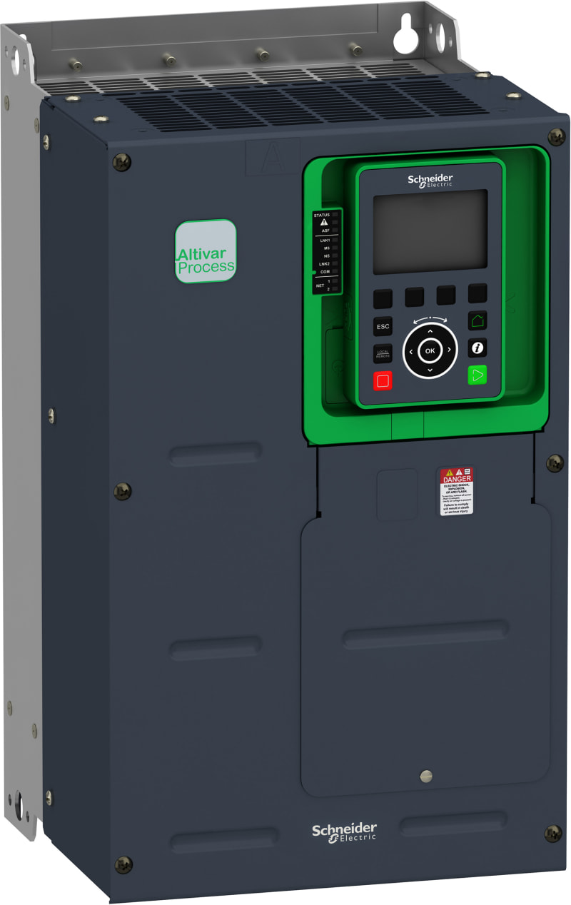 Schneider Electric variable speed drive, Altivar Process ATV900, ATV930, 22kW, 30hp, 500 to 690V, IP00 ATV930D22Y6