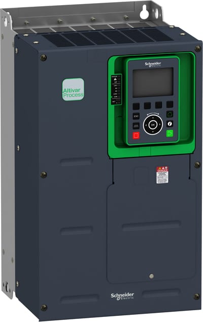 Schneider Electric variable speed drive, Altivar Process ATV900, ATV930, 22kW, 30hp, 500 to 690V, IP00 ATV930D22Y6