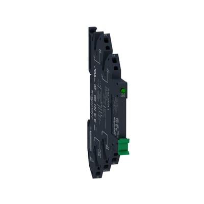 Schneider Electric Harmony, Solid state relay pre assembled, 3.5 A, DC switching, spring sockets, input 4…12 V DC, output 1...24 V DC SSL1D03JDPR