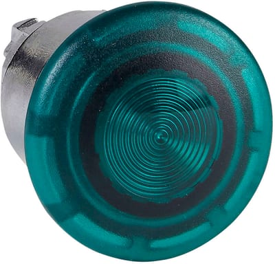 Mushroom push-button W/LIGHT Impulse Green