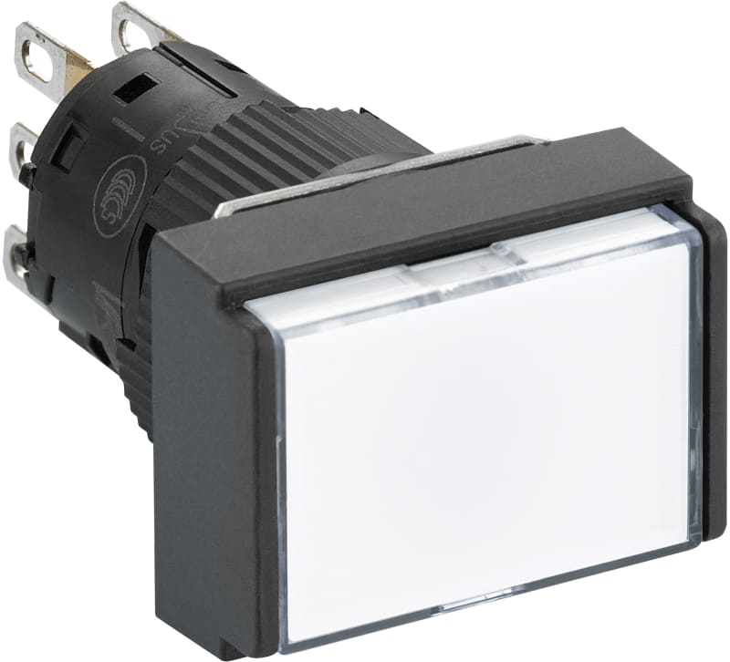 Illuminated push-button white LED 24 V 1 C/O (XB6EDW1B1P)