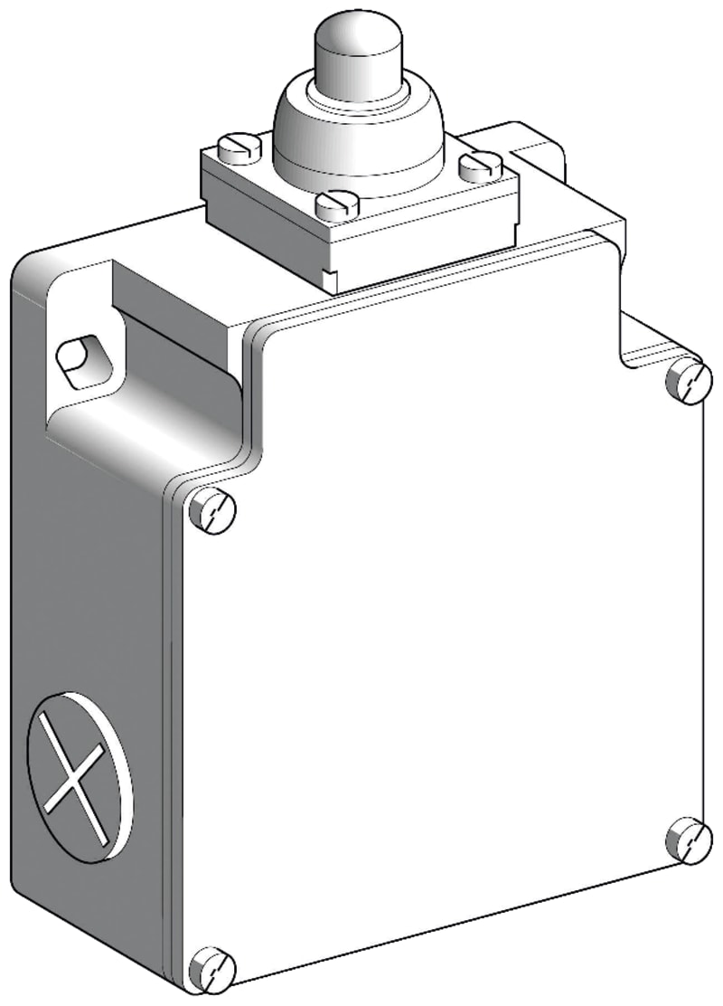 Telemecanique XCKML110H29 Limit Switch, Metal Plunger, M20 entry