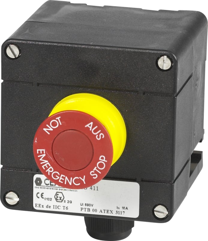 Emergency stop switch EExde IIC T6 (GHG4118100R0002)