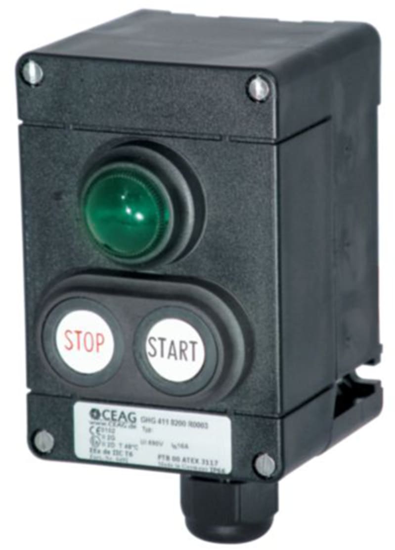 Ex Control unit dbl push-button and luminaire (GHG4118200R0003)