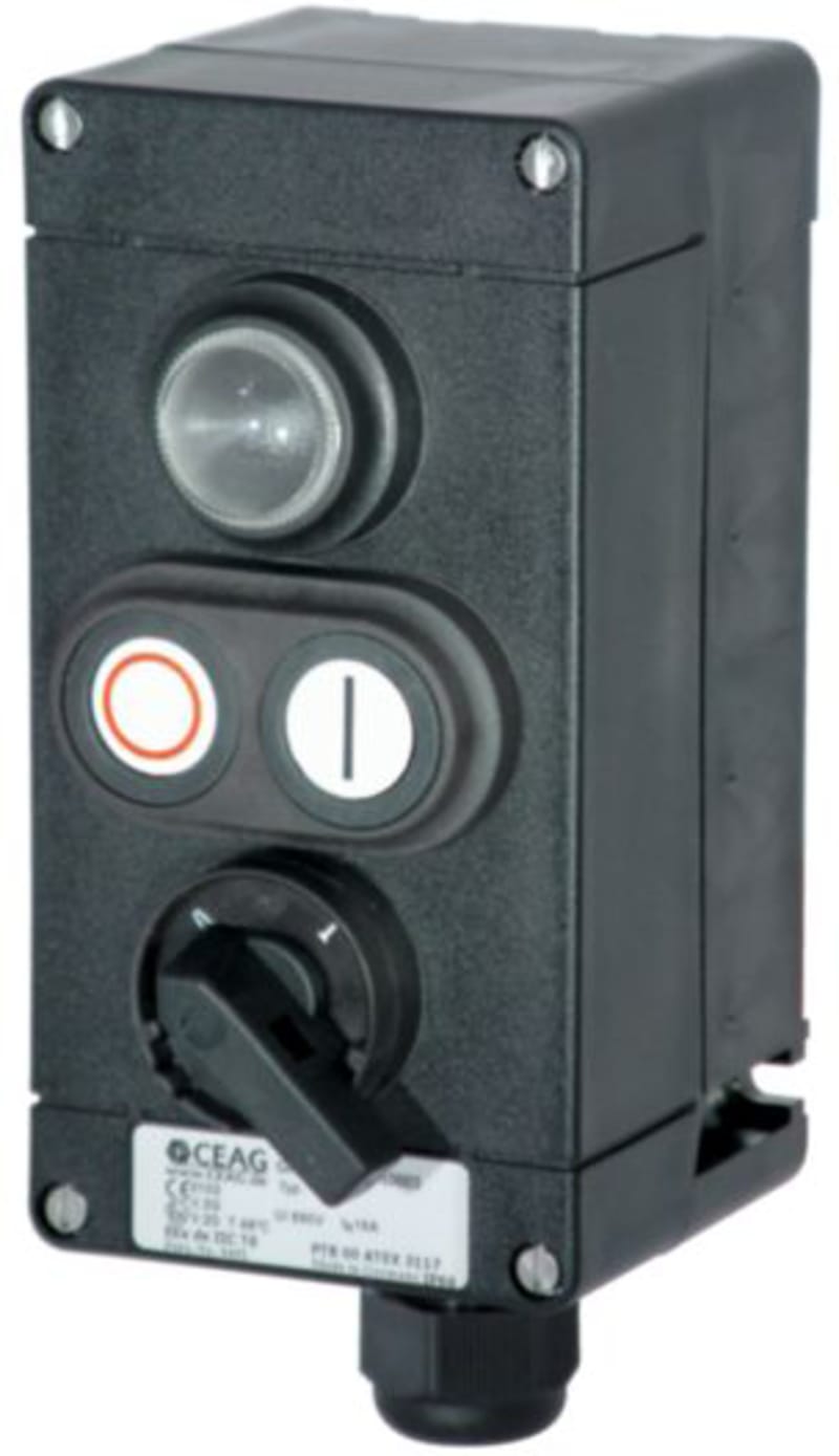 Switch, Double Push-Button + Lamp (GHG 411 8300 R0004)