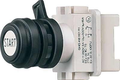SWITCH, PUSH-Button 1NO+1NC