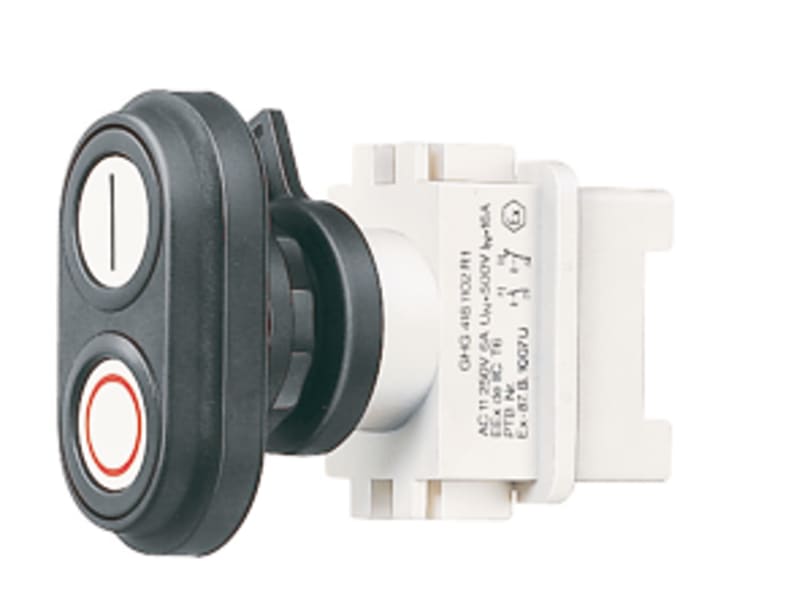SWITCH, Double Push-button 1NO+1NC (GHG 418 8145 R0001)