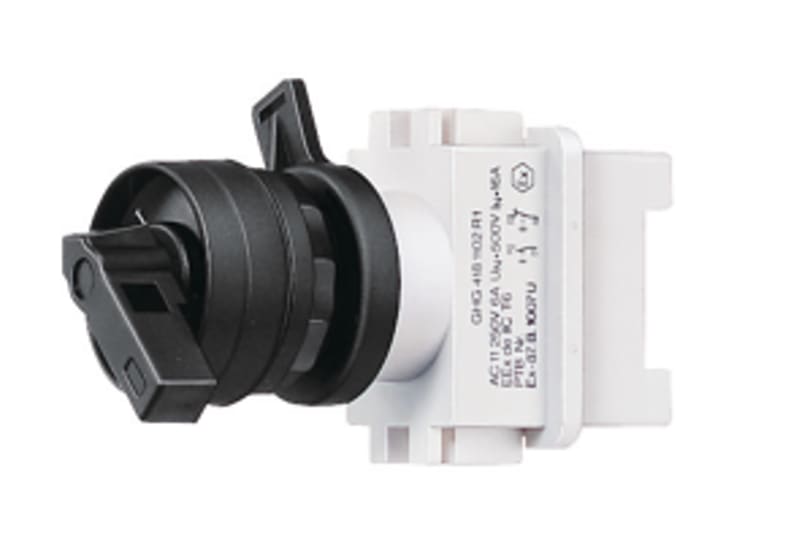 Switch, Mini 2-Pole "0-II-" 16A (ghg 418 8190 R6201)