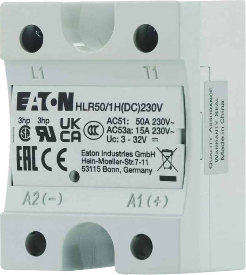 Solid-State Relay, Hockey Puck, 50A, 230V (4309356)