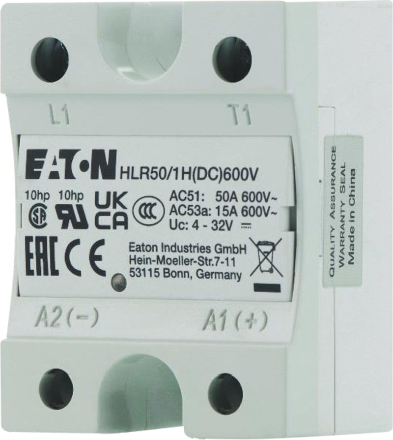 Solid-State Relay, Hockey Puck, 50A, 600V (4309358)