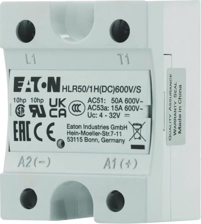 Solid-State Relay, Hockey Puck, 50A, 600V (4309365)