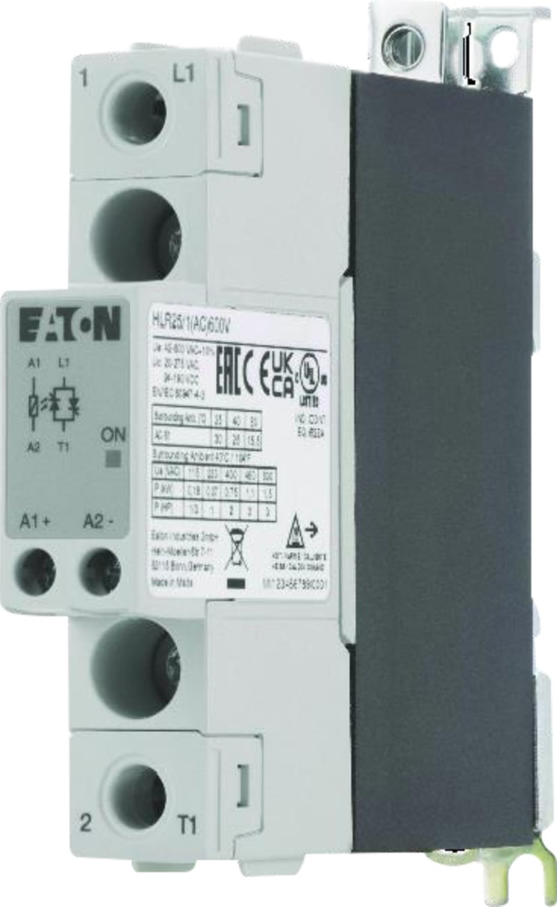 Solid-State Relay, 1-Phase, 25A, 600V, AC (4309367)