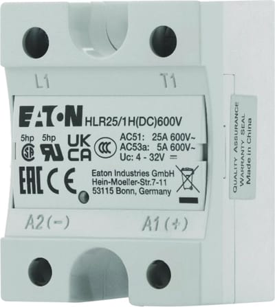Solid-State Relay, Hockey Puck, 25A, 600V