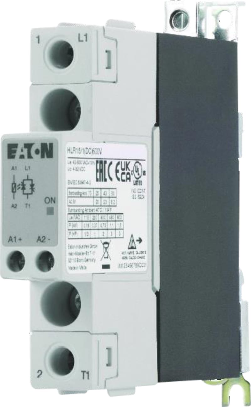 Solid-State Relay, 1-Pole, 15A, 600V (4309371)