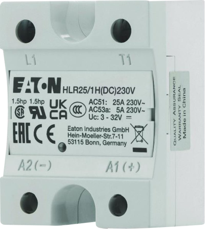 Solid-State Relay, Hockey Puck, 25A, 230V (4309372)