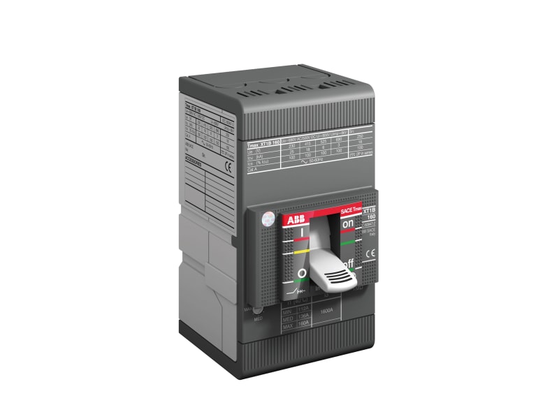 ABB SACE Tmax XT1S 160 Moulded-Case Circuit Breaker — TMD R63, In=63 A, 4-Pole