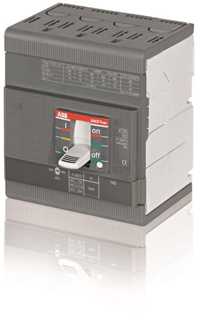 ABB SACE Tmax XT2N 160 Moulded-Case Circuit Breaker — TMA R80, In=80 A, 4-Pole