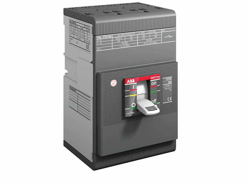 ABB SACE Tmax XT4N 160 Moulded-Case Circuit Breaker — Ekip LS/In, In=160 A, 4-Pole