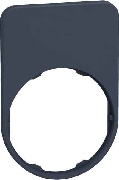 Lgndplate 30X50 2ROW-BLNK Label(blk/Red) (ZBYFP6101)