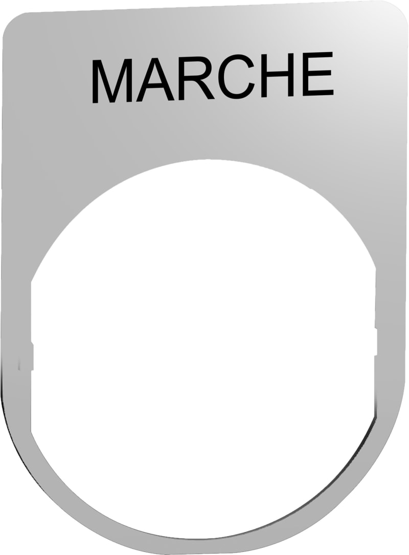 Sign in metal with text (ZBYM2103)
