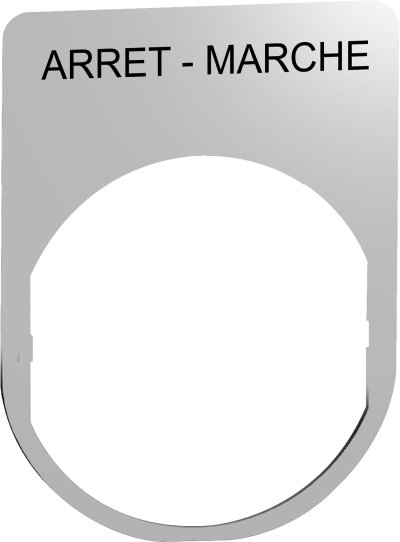 Sign in metal with text (ZBYM2166)