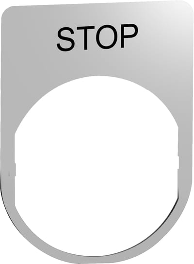 Sign in metal with text (ZBYM2304)