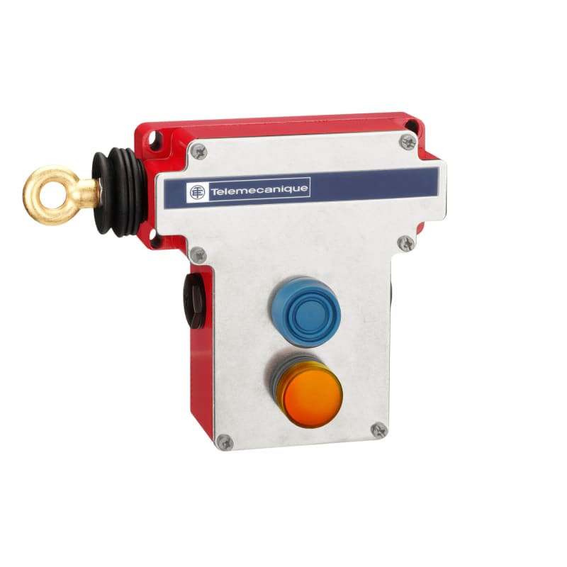 Telemecanique XY2CE2A296 Emergency Stop Rope Pull Switch, 2NO+2NC