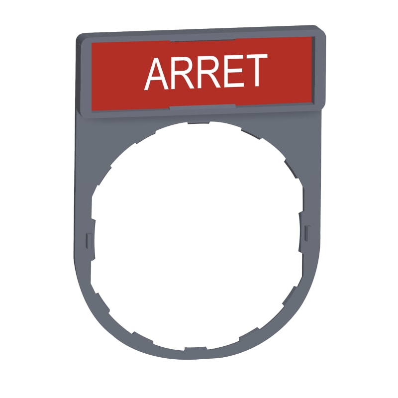 Sign Frame grey with sign+text (ZBY2104C0)