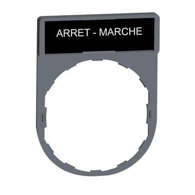 Sign Frame grey with sign+text (ZBY2166C0)
