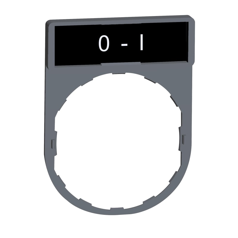 Sign Frame grey with sign+text (ZBY2178C0)