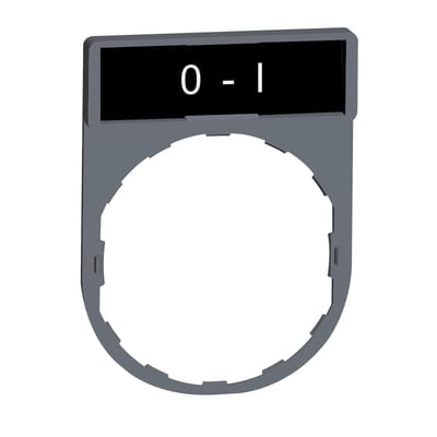 Sign Frame grey with sign+text (ZBY2178C0)